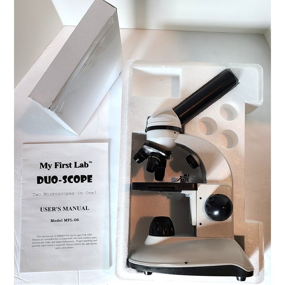 My First Lab Duo-Scope Microscope MFL-06 Children Student Beginner Science STEM - Picture 2 of 13